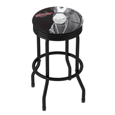 Budweiser Clydesdale Swivel Upholstered Counter Stool