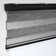 Zebra Blinds Window Dual Layer Roller Shades, Corded Horizontal Blind