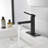 Single-Hole Single-Handle Bathroom Faucet With Drain Assembly
