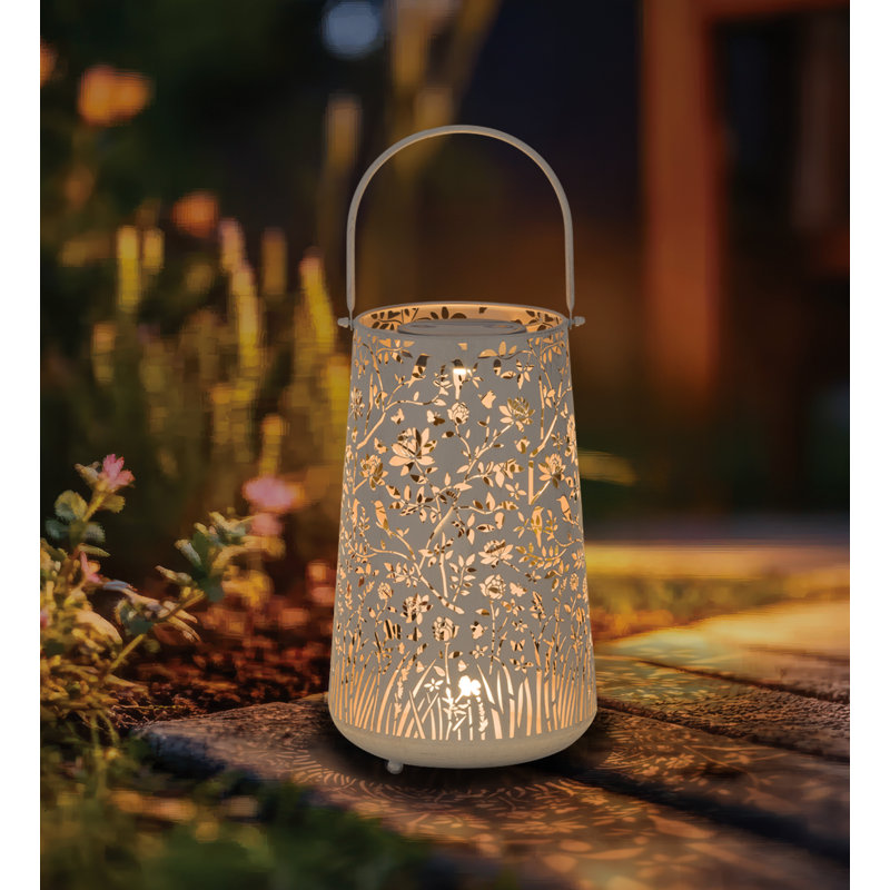 Lanterne solaire pastel ombre - blanc