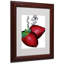 « fraise splash ii » par roderick stevens, reproduction d’art encadrée-10593448-10593451