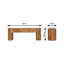 Rohail Solid Wood Coffee Table