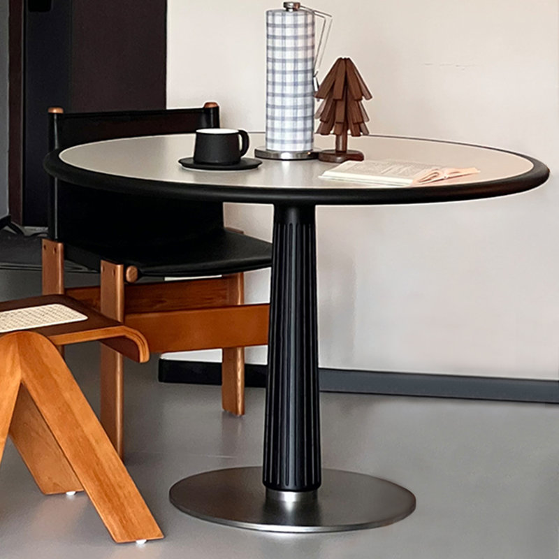 Table de salle à manger blanche, H 29,53 po x L 39,37 po x l 39,37 po