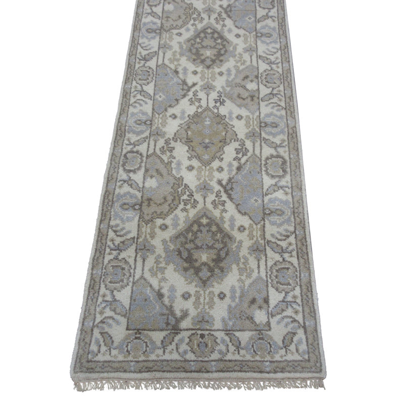 Tapis de couloir 2 x 16 ivoire Oushak