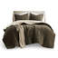 Literie en chenille texturée gaufrée pour grand lit - rembourrage 100% tricot respirant réversible et confortable réversible à chaud et élégant-124265008