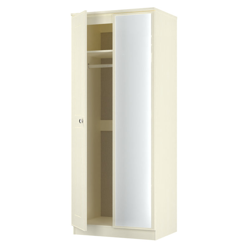 Taiyler Manufactured Wood Wardrobe, Cream Ash
