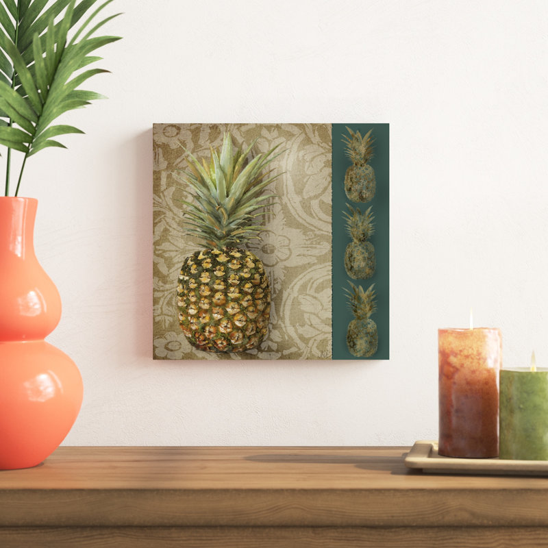 Ananas Welcome I, H 30 po x l 30 po x P 1,25 po