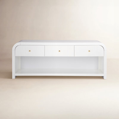 Liabella 3-Drawer Curved Media Stand