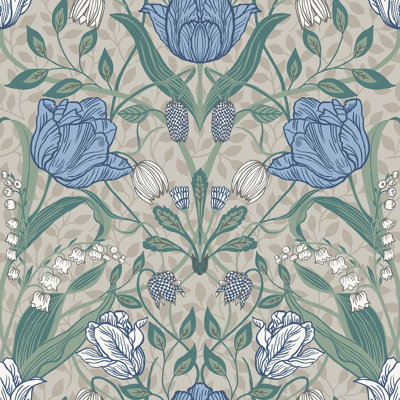 Bryanna 10.05m x 53cm Matte Wallpaper Roll