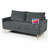 60" W Storage Sofa With 2 USB Charging Ports