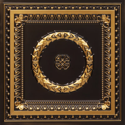 Laurel Wreath 24'' L x 24'' W Textured PVC Ceiling Tile