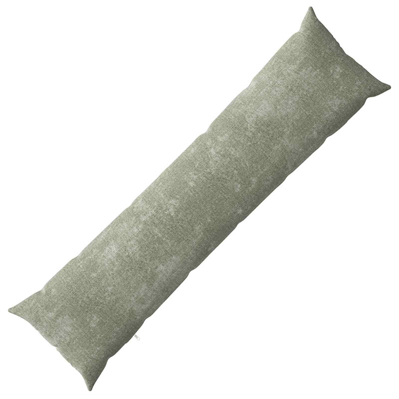  Cushion Cover HEERLEN Chenille Fabric Modern Pillow Decorative Case, 1, 145 cm W x 40 cm D, Green