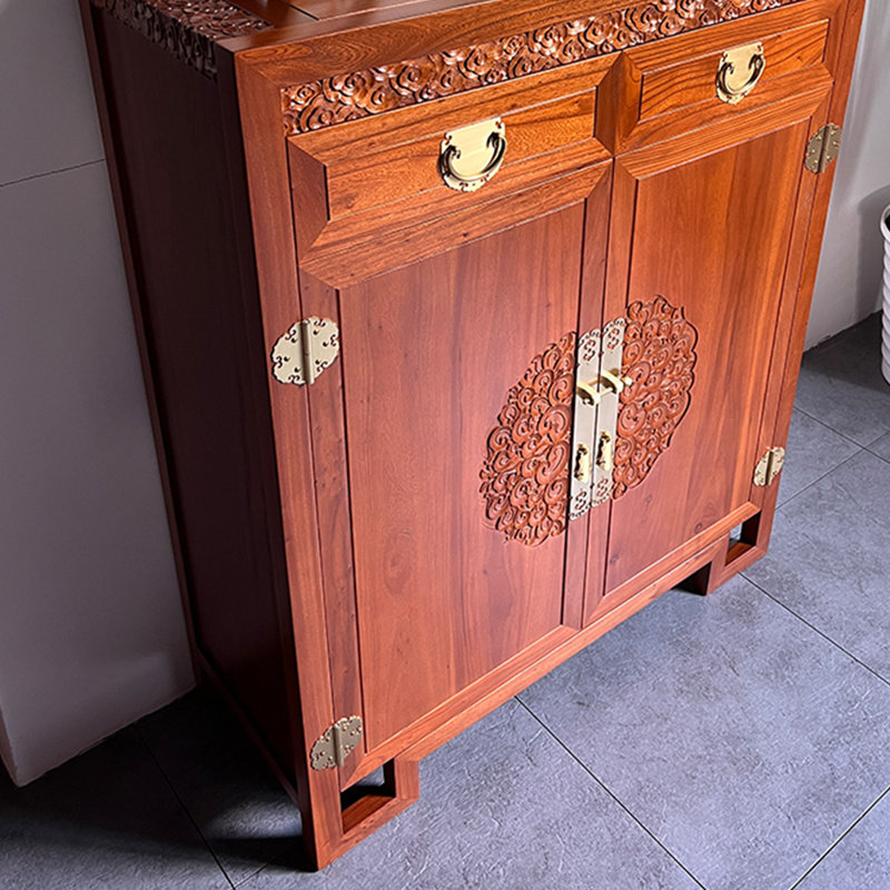 Classic and unique design storage shoe cabinet