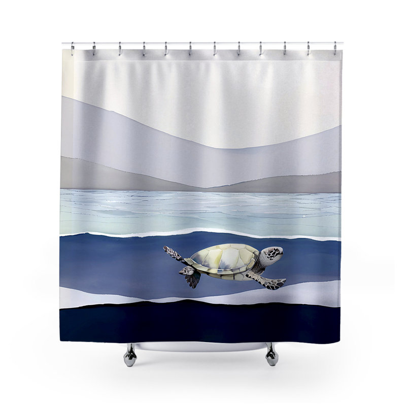 Beck Shower Sea Turtle Curtain