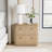 Lucie Two Drawer Nightstand In Buff Cream