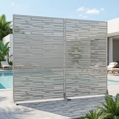 Metal Privacy Screen Panel Pattern