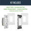 Ensemble de prises de courant Radiant Easy avec interrupteur sans fil et prise intelligente
