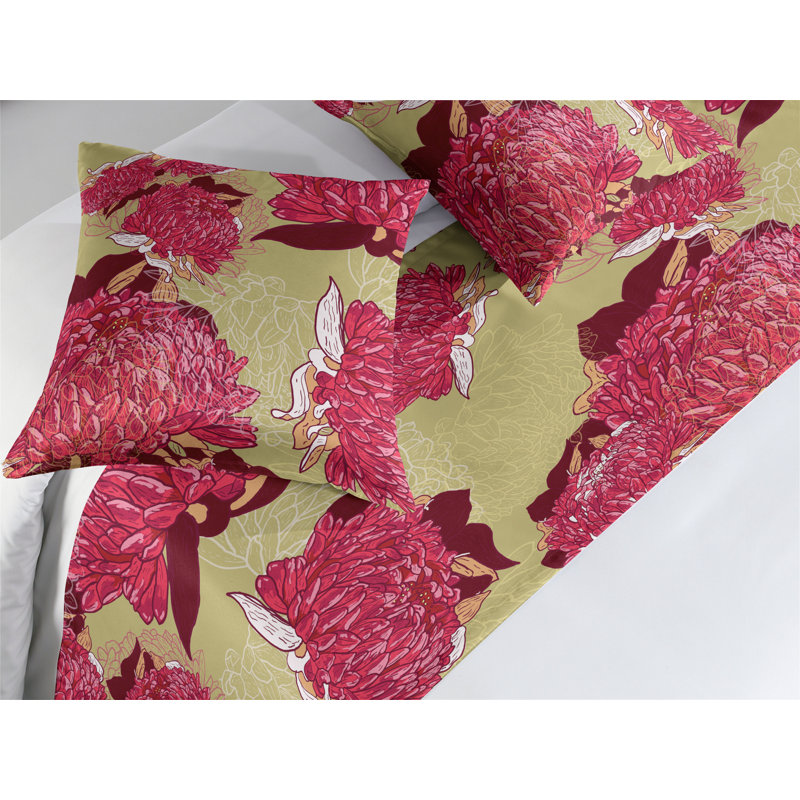Ensemble de chemin de lit Ambesonne Peony