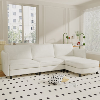 107.8'' Large Size 3 Seater Sofa Couch