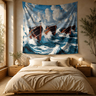 Tapisserie murale nautique
