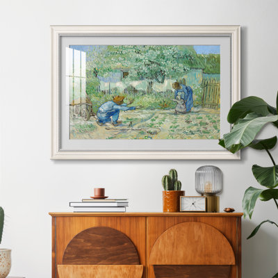 Premiers pas après Millet, 1890 - Vincent van Gogh - Estampe encadrée sur mesure