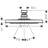 hansgrohe Raindance S Showerhead 180 1-Jet PowderRain-62043420-122427627