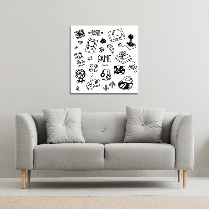 No Title by Andrew Lee - Wrapped Canvas Print