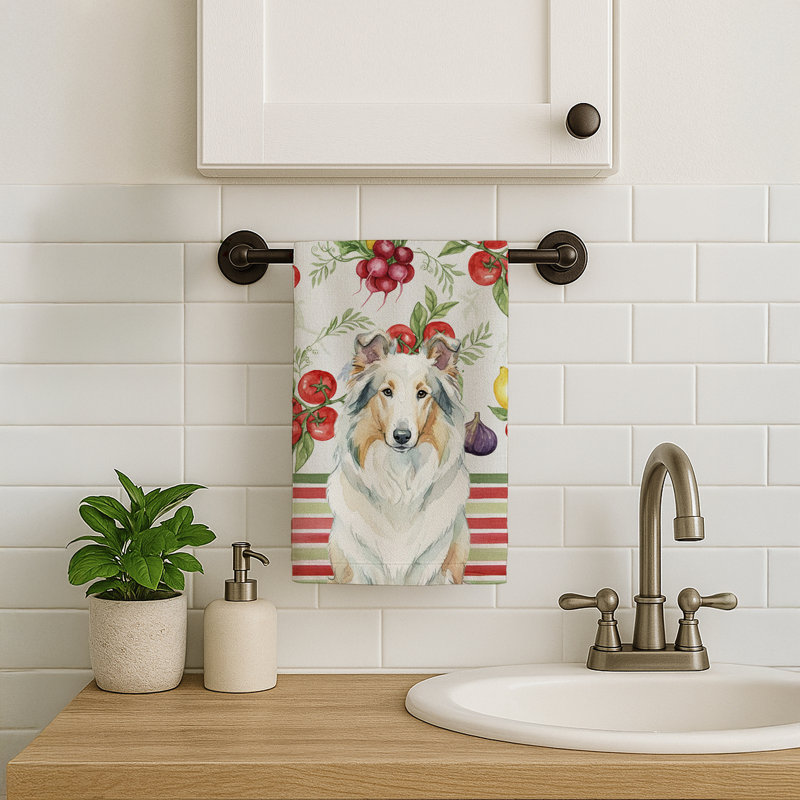 Serviette de cuisine White Collie, White Collie