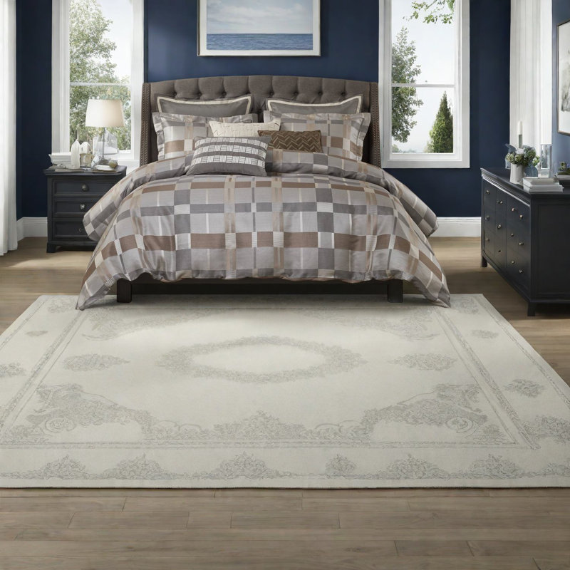 Ensembles de literie en jacquard surdimensionnés luxueux, édredon en polyester pour chambres à coucher modernes