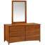 Commode double en bois massif à 6 tiroirs Faringdon-732703798