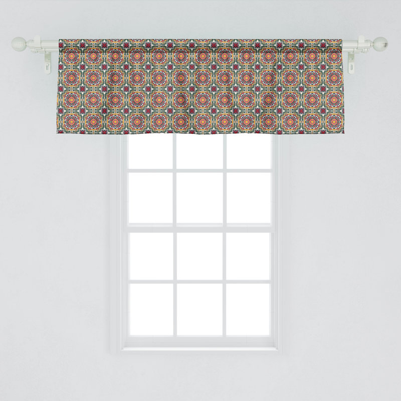 Ensemble de 2 cantonnières Ambesonne Mosaic, L 54 po x L 12 po