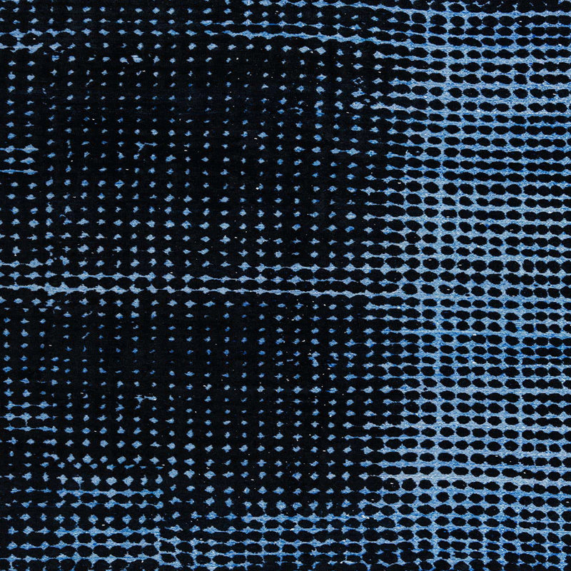 Tapis abstrait 100% lavable à la machine 4412, Carré 3 pi