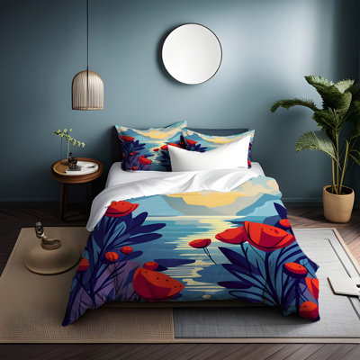 Polyester Abstract Duvet Cover