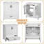 Meuble-lavabo de 30 po avec lavabo en céramique, structure en bois massif, portes à fermeture douce, tablette réglable-167498378
