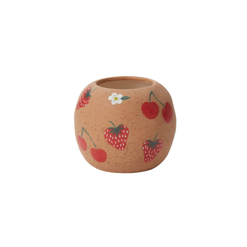 Petit vase cerise