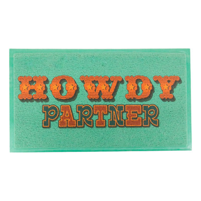 Abrakata Non-Slip Floral Indoor Doormat