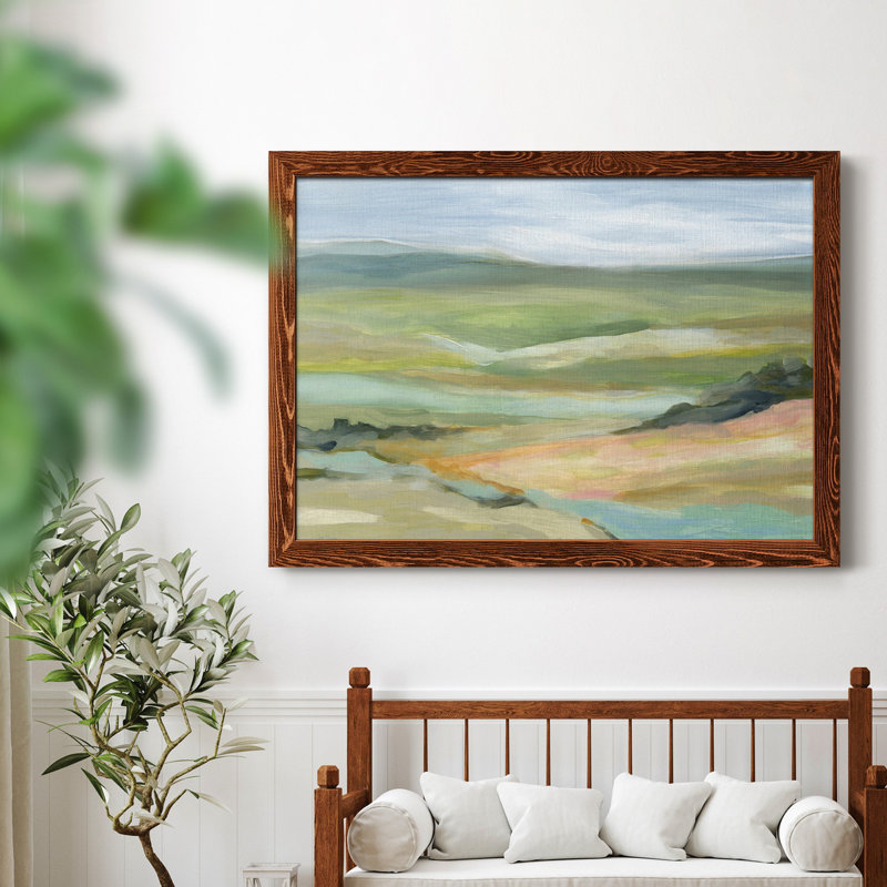 River Valley - Peinture sur toile encadrée, H 37,5 po x l 27,5 po x P 1,5 po, Érable