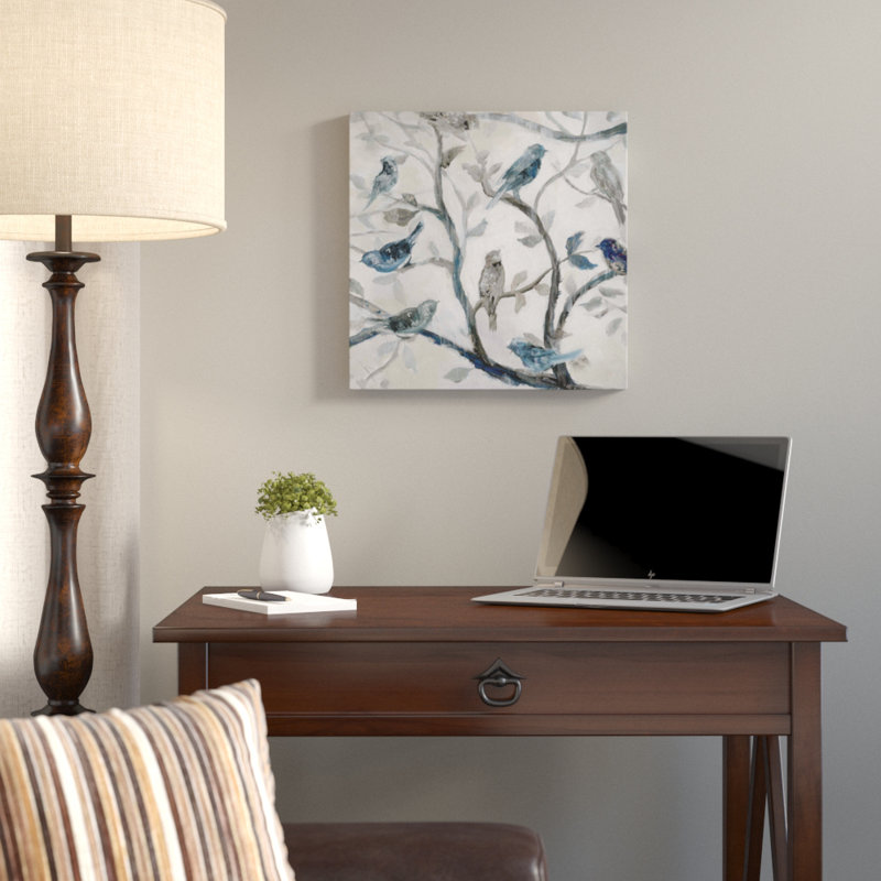 « Morning Song II », reproduction de peinture à l'huile sur toile tendue, H 24 po x l 24 po x P 1,5 po