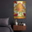 Art mural luxueux en métal «Flag 1» par Jean Plout, 16 po x 24 po-496506969