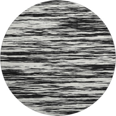 Premium Machine Washable Prisco Black Rug