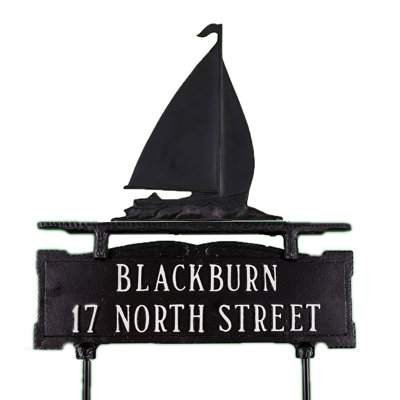 2-Line Lawn Address Sign