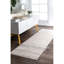 Jacore Striped Area Rug for Living Room Bedroom Dining Room Kitchen, Grey/Off White-734013843