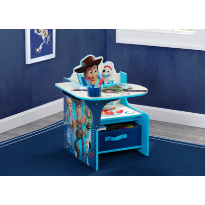 Disney Pixar Toy Story 4 Chair Desk with Storage Bin by Delta Children