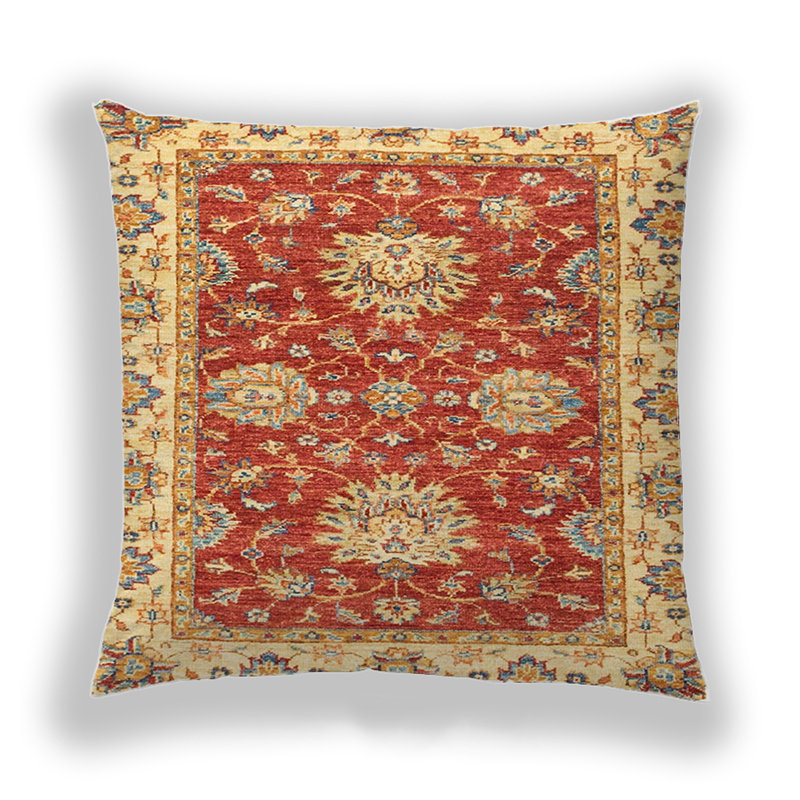 Coussin décoratif abstrait 2510, Microsuède