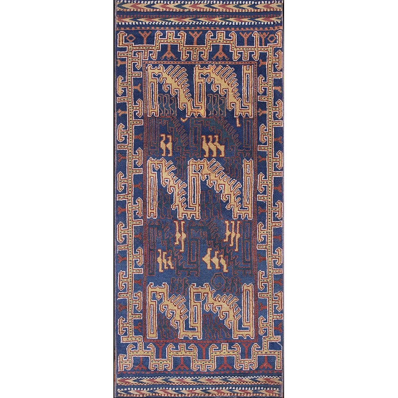 Antique Tunisian Knotted Rug