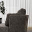 Fauteuil demi-tonneau pivotant en polyester 41,8 po Chemaia-18732669