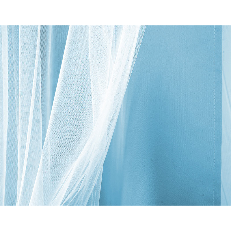 Paire de rideaux obscurcissant Hendrix, Bleu, L 38 po x L 84 po