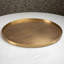 Plaid Etched Tray-Antique Brass