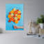 Citrus Fruit Balloons Colorful Vibrant Abstract Fruit Summer Wall Art Print by Dina Belenko - Wrapped Canvas Print-155463177