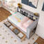 Lit de jour simple en bois avec 2 tiroirs, tablette de rangement et ports de chargement USB-1706595324-1706595326